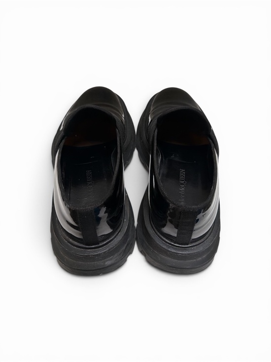 Alexander McQueen Patent Leather Lug Sole Loafers Black EU 41 US 8 main image 6